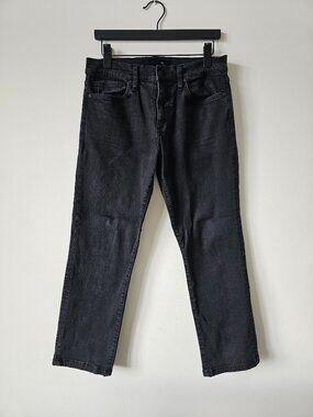 JOE'S JEANS Black 5 Pocket Straight Leg Cotton Zip Fly Jeans Men's Size 31